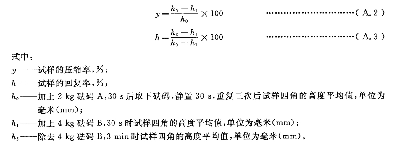 压缩回弹性