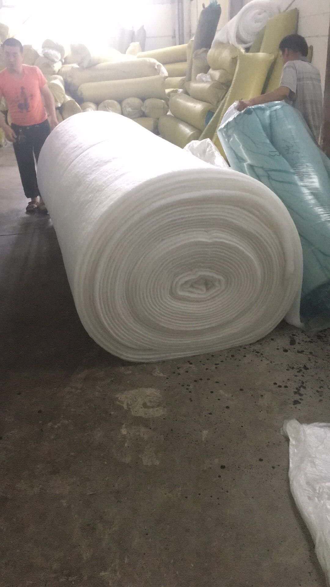 喷胶棉生产